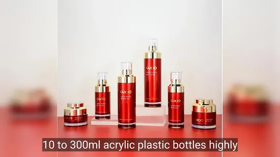 OEM/ODM High Quality Acrylic Jars and Lotion Bottles