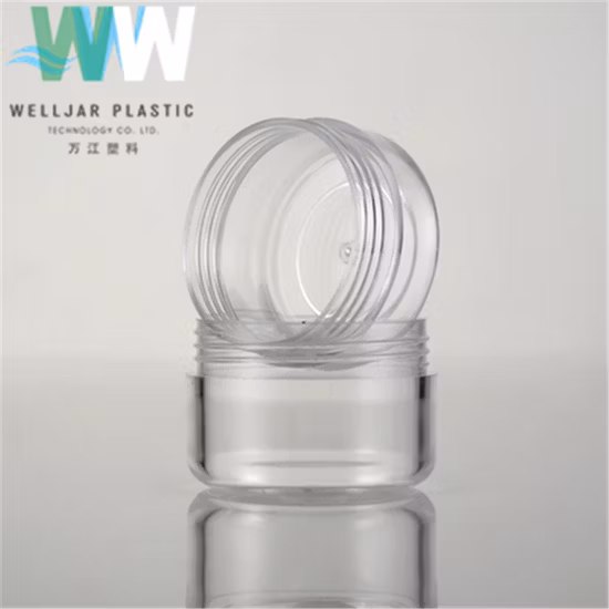 Cosmetic Jar 10g PS Plastic Cream Jar with PP Cap