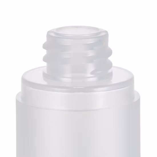 15ml 30ml 50ml 광택이 없는 끝 여행 장비 둥근 PP 화장용 펌프 답답한 병
